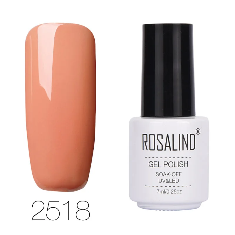 518 Бренд Rosalind, Гель-лак для ногтей, УФ-гель для ногтей, замачивается от конфет, чистый Гель-лак, УФ светодиодный, лампа для маникюра, Гель-лак, художественное оформление - Цвет: 518