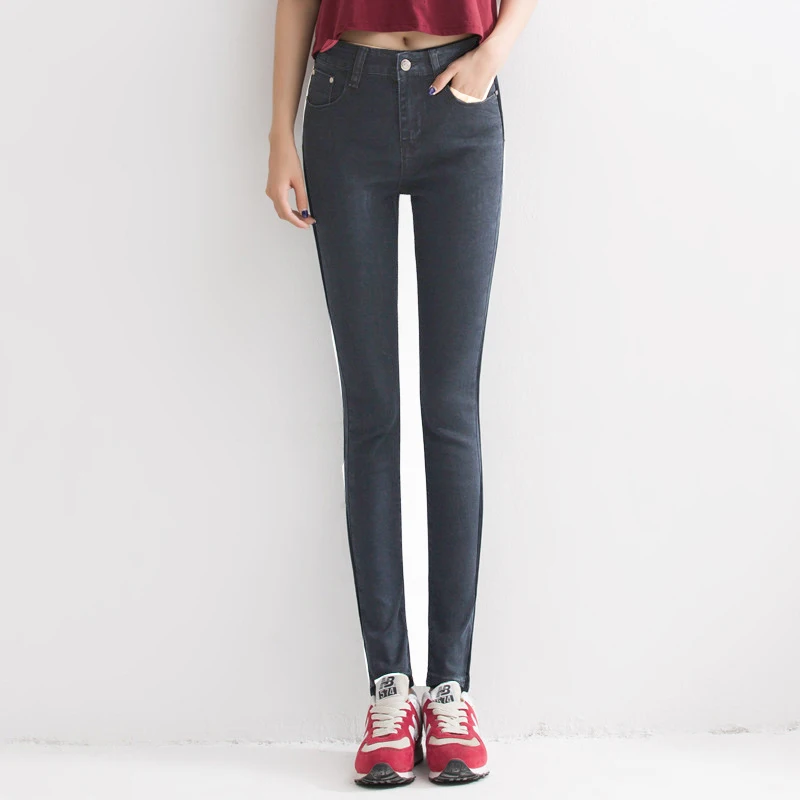 Джинсы женские дял похудания растягивающиеся джинсы с высокой талией обтягивающие брюки Pantalone Женские винтажные джинсовые брюки-карандаш