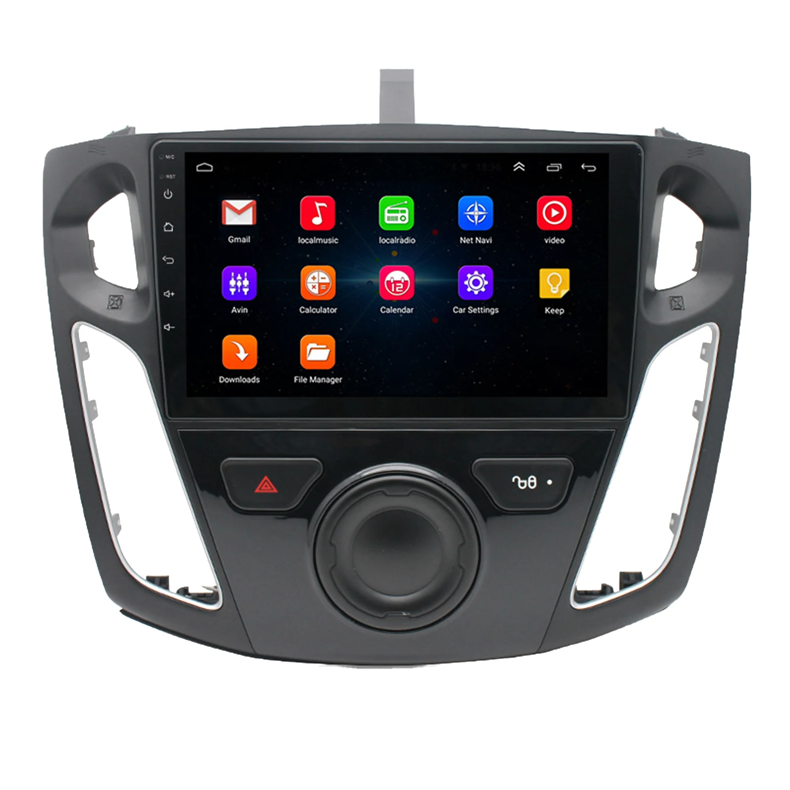 US $117.32 216G 9 Inch Car Multifunction HD Touch Screen Radio GPS Navigation Player For Ford Focus 1217 Android 100 2013 2014 2015 2016