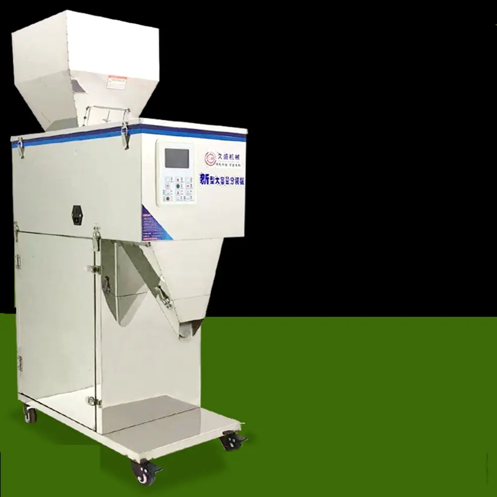 Food racking machine Granular powder medicinal packaging filling machine bag version installed 20-3000g