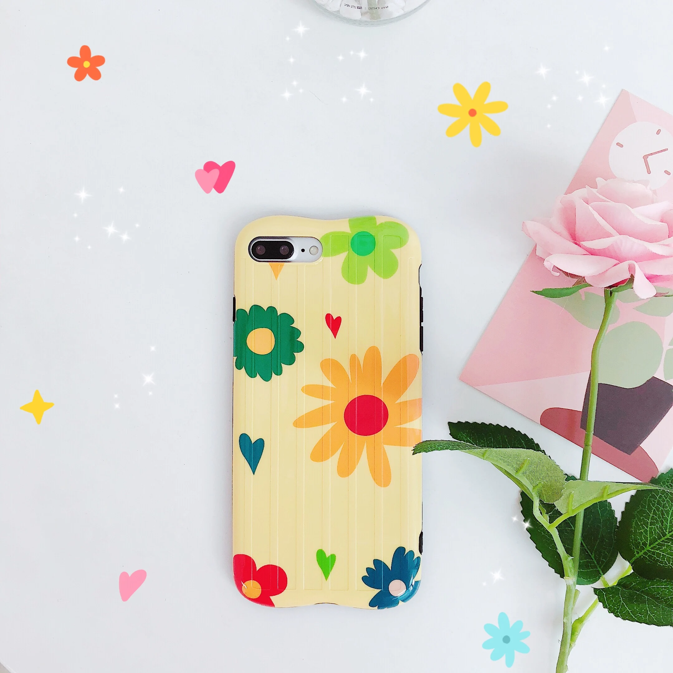 Красивая Любовь цветок модный мобильный чехол для телефона для iPhone6 6s 7 8Plus красивый чехол для телефона X XS XR XSMAX