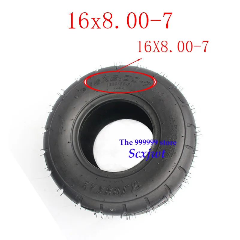 Горячая Распродажа 16x8. 00-7 ATV шин подходит для ATV 50CC, 90CC, 70CC, 110CC, 125CC внешний бескамерная автомобильная шина
