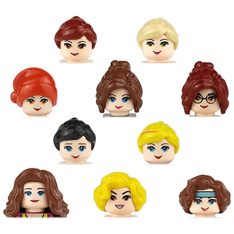Building Blocks Toys Mini Figure Bricks Kids Cartoon Anime Persons Fashion Girls Engineers Bridal Couriers Boy Gifts Anime Action Figures