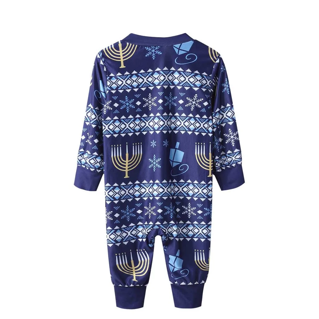 Family Matching Outfits Christmas Man Dad and baby mother Printed Letter Top+Printed Pants Xmas Family Clothes Pajamas