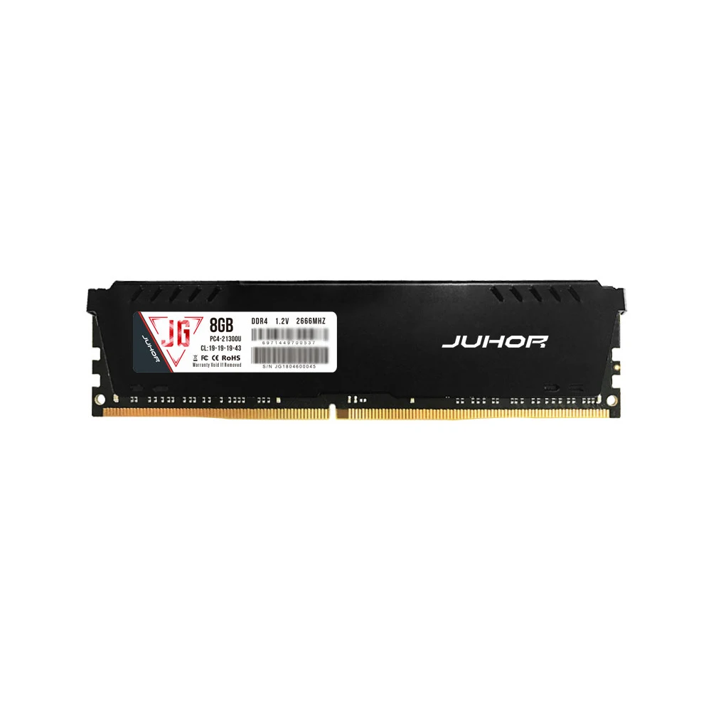 Оперативная память JUHOR DDR4 4 ГБ 8 16 2400 МГц 1 2 в для настольного ПК ОЗУ с низким
