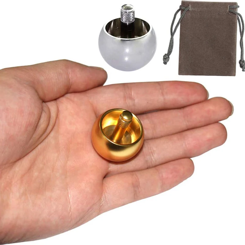 

Funny Metal Flip Fidget Spinner Silver Golden Stress Reliever Toys for Children Antistress Adult Inverted Rotation Spinning Top
