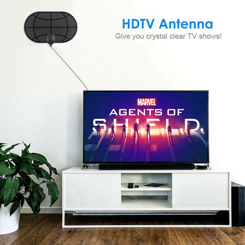 JABS 980 Миля Диапазон антенны ТВ цифровой HD 4K антенна цифровой Крытый HD ТВ 1080P
