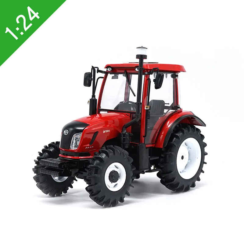 

1:24 sacle Dongfeng DF904 wheeled tractor model agricultural machinery engineering vehicle transport alloy toy kids adult gift