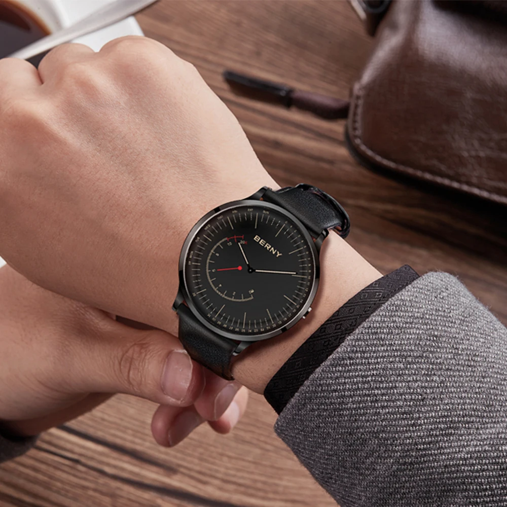 Berny Спорт Bluetooth фитнес SmartWatch шагомер сmарт часы akilli saat Сидячий напоминание калории трекер SOS Пара часы