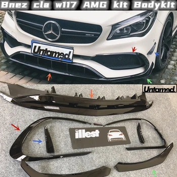 

FOR Mercedes CLA W117 AMG suite kit Bodykit Rear Bumper Grilles Intake Vents Rear Diffuser