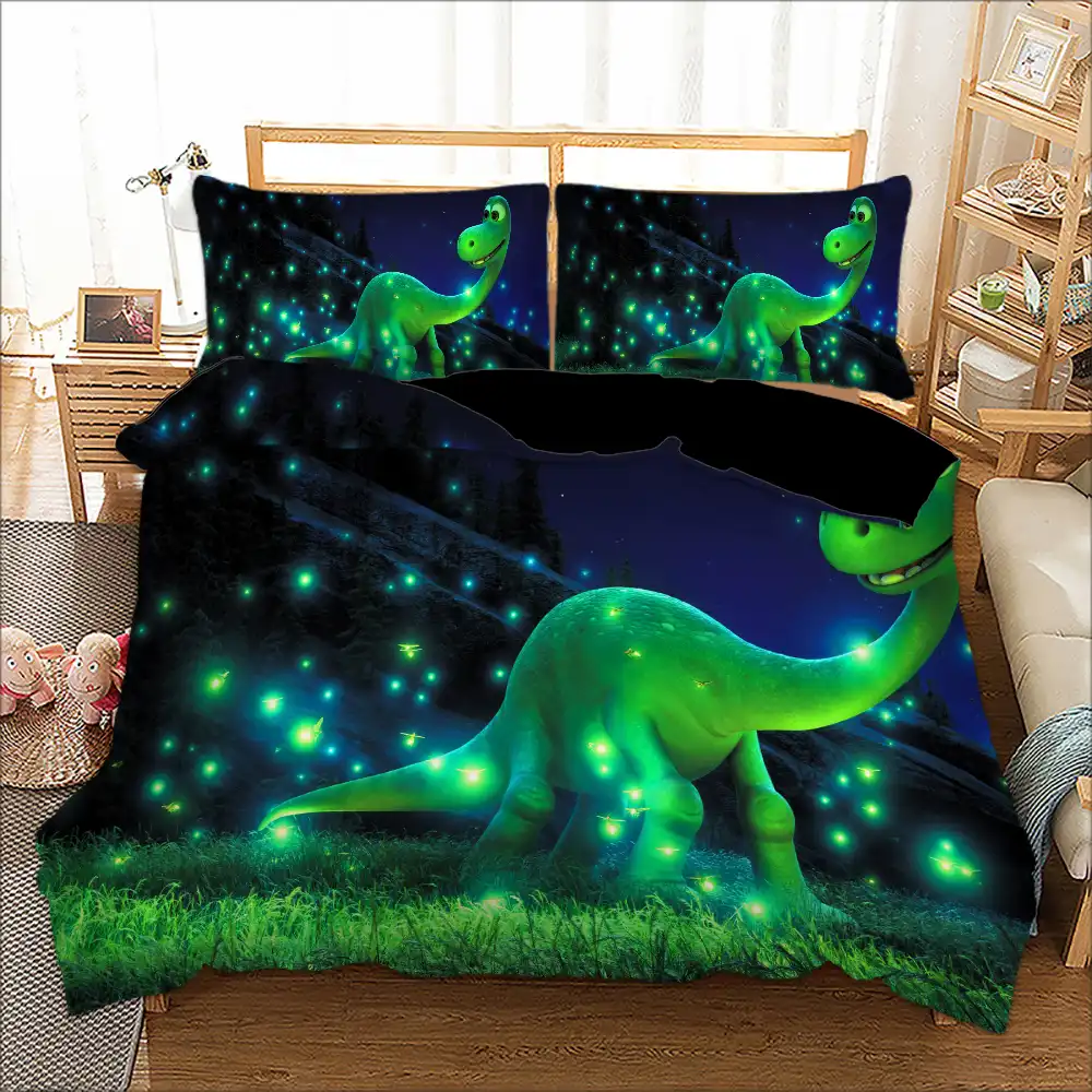 dinosaur single quilt cover