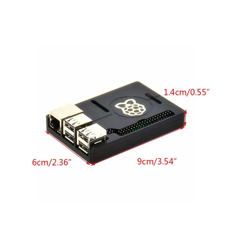 1 комплект алюминиевый чехол Ультратонкий металлический корпус для Raspberry Pi 3 Model B