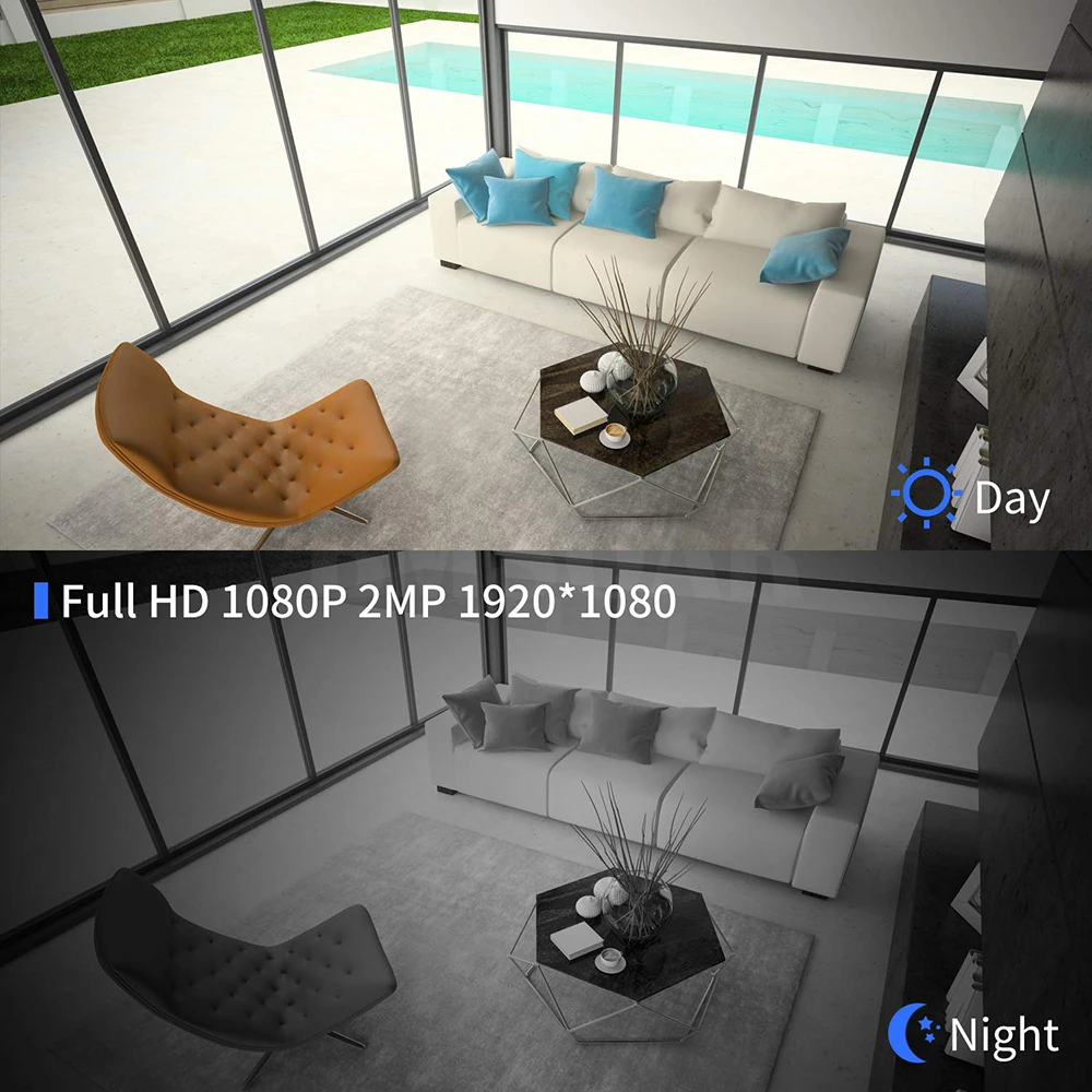 1080P HD Беспроводная Wi Fi камера с солнечной панелью наружная ip безопасности