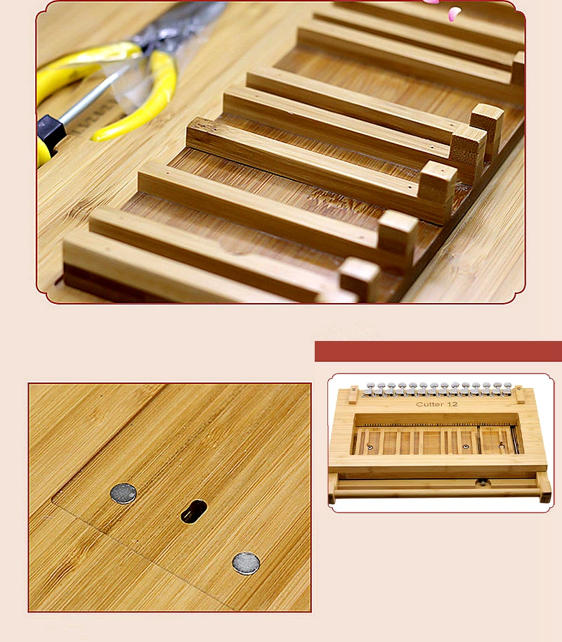 New Wooden Handmade Wire Soap Mold Loaf Trimming Cutter