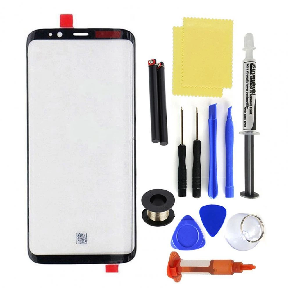 Outer Front Glass Lens Touch Screen Cover Replacement Repair Tool Kit For Samsung Galaxy S8 S8