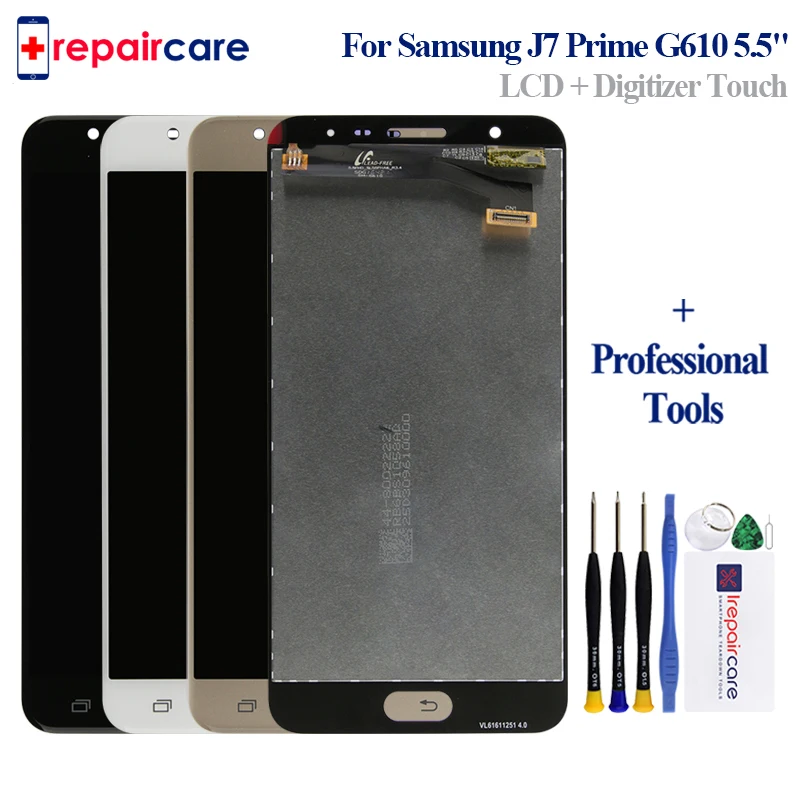 

OEM G610 Lcd For Samsung Galaxy J7 Prime Display Touch Screen Digitizer Assembly G610F G610M Display Free Ship