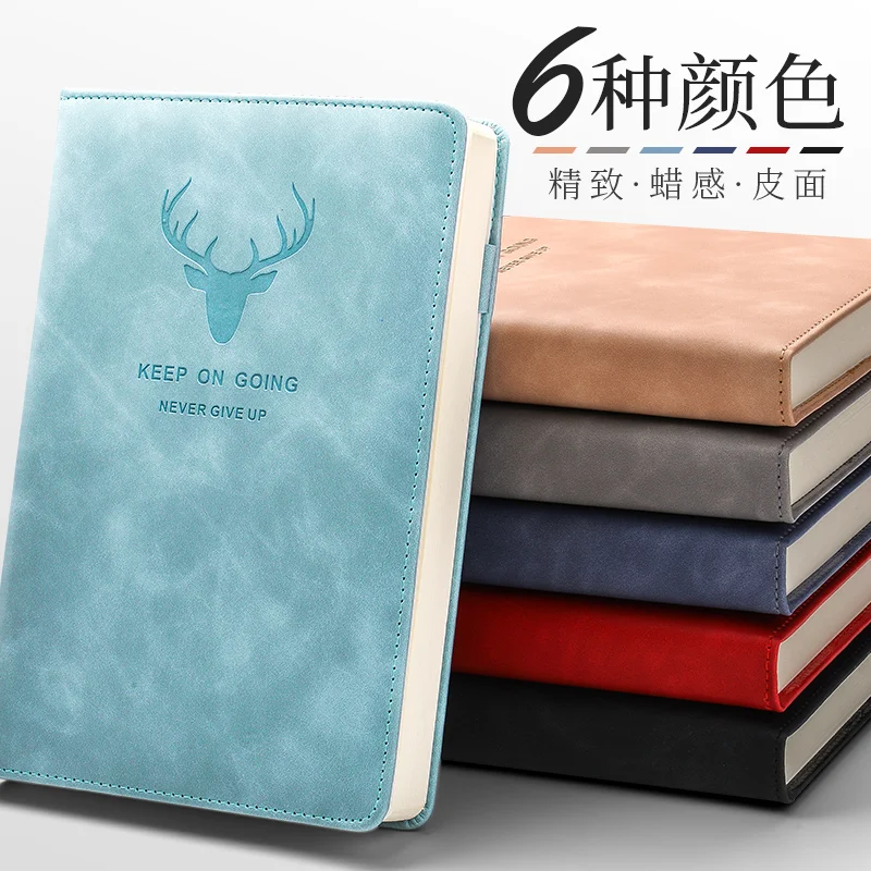 

Aesthetic A5 Notebook Vintage Thick Soft Beautiful NotepadÂ Personalised Business Office Accessories Notebooks Leather Old