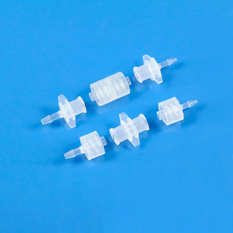 PP 3/4 mini to female luer lock Kynar Tubing Adapter; Polypropylene