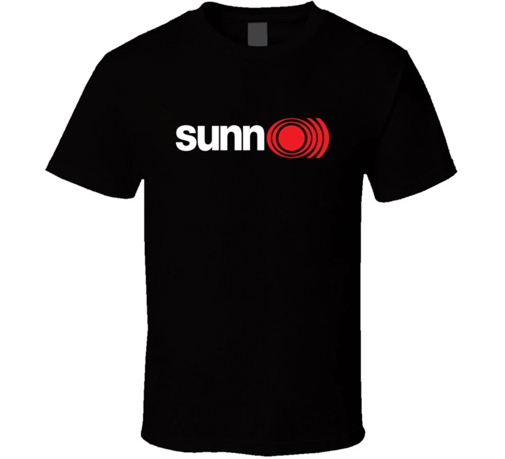 Новинка Sunn Amp усилители бас гитара Мужская черная футболка s 3Xl одежда с круглым