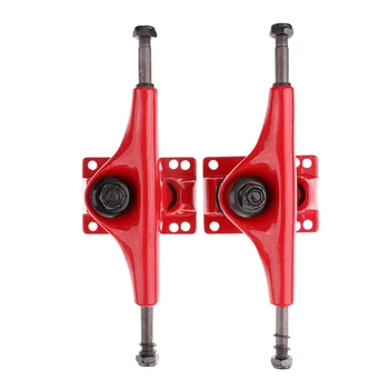 

2Pcs Four-Wheel Skating Bridge Double Warped 5 Inch Skateboard Small Fish Plate Bracket Long Board Highway Board