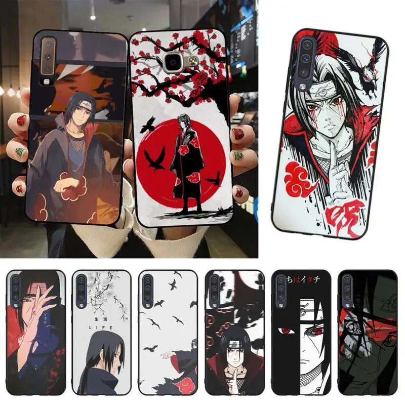 Японский мягкий чехол для телефона Babaite Naruto Itachi Uchiha Samsung A51 A71 A40 A50 A70 A10 A20 A30 A6 A7 A8