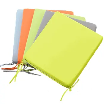 

40x40CM Soft Seat Pad Patio Solid Color Garden Square Indoor Dining Tie On Office Or Computer Chair Sponge Seat Pad New Cushion