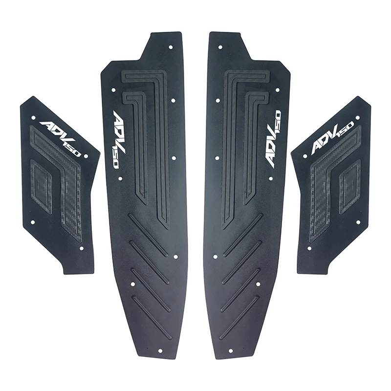black Аксессуары для мотоциклов педаль для adv 150 ADV 150 adv150- Передняя и задняя подножка с ЧПУ подножка - Цвет: black