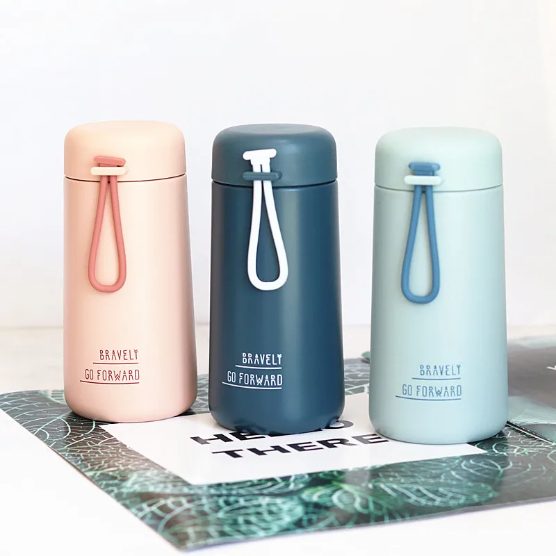 

304 Double-layerd Stainless Steel Insulation Mug Women's INS Harajuku-Style Mini Portable Bottle Small Extra Small Glass