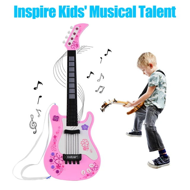 Guitare électrique enfant Rouge 77 cm - Jeu musical pour enfant