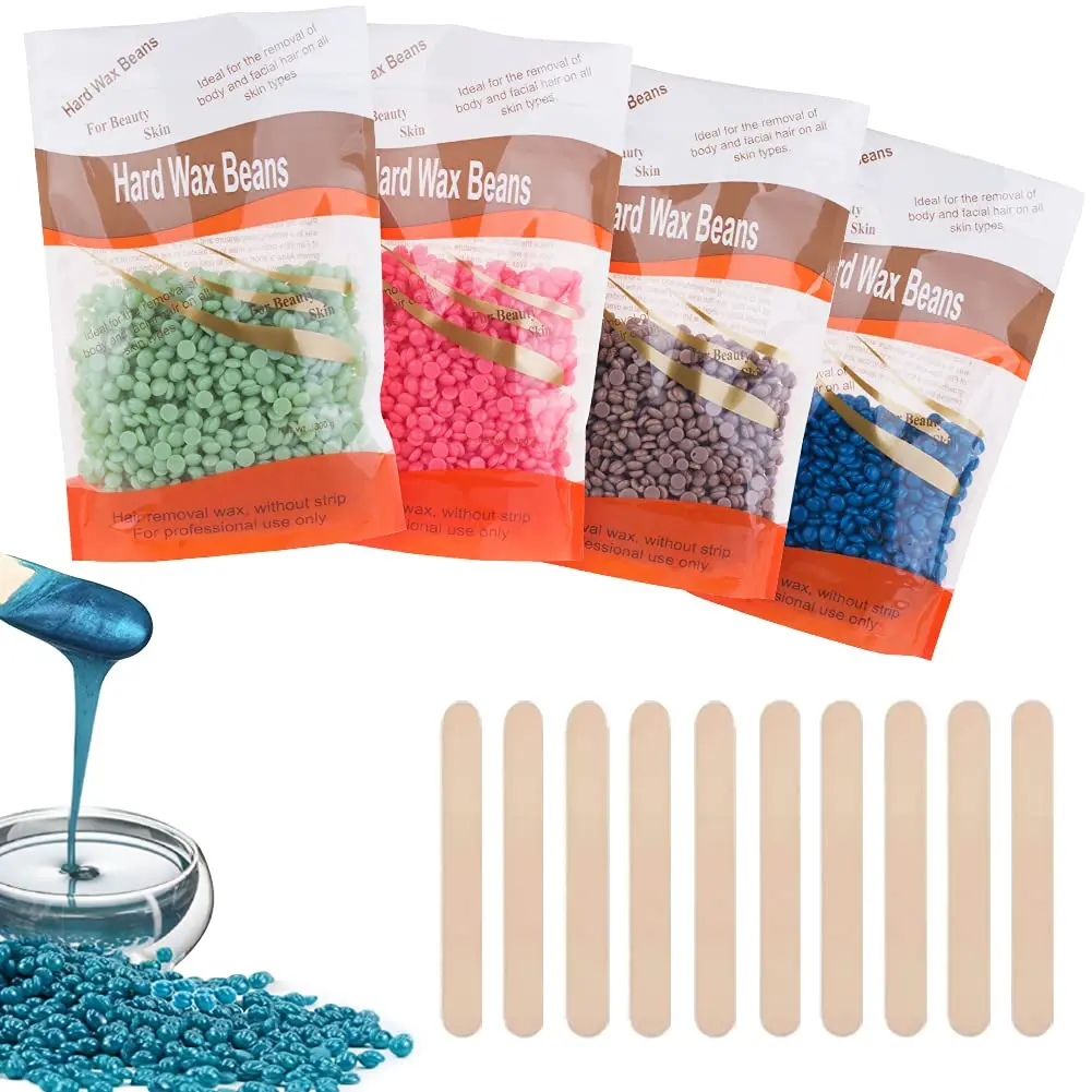 100g Hair Removal Wax Beans Painless Hair Removing Solid Hard Waxing