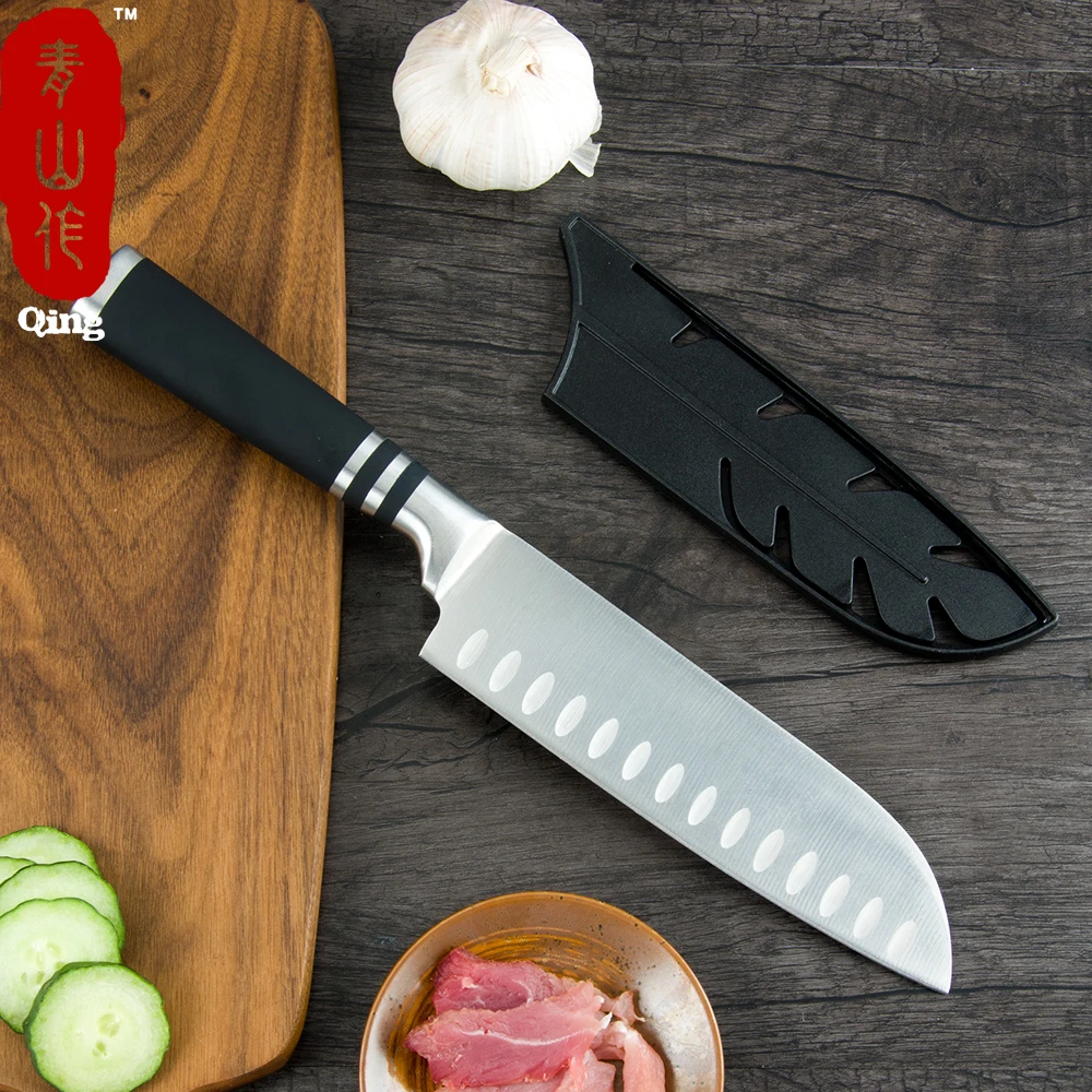 

Qing Sharp Blade Kitchen Knife 3.5-8 inch Chef Knife High-end 7Cr17 Stainless Steel Kitchen Tool Meat Sushi Salmon Fish Cleaver