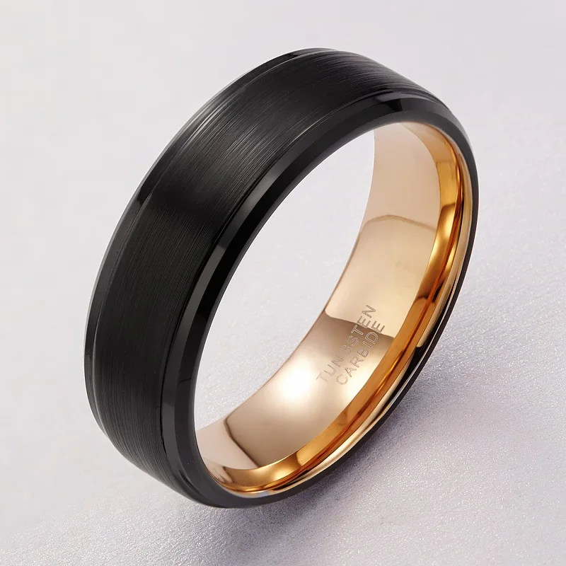 Мужское кольцо из карбида вольфрама 8 мм|mood ring|engagement ringfashion engagement ring |