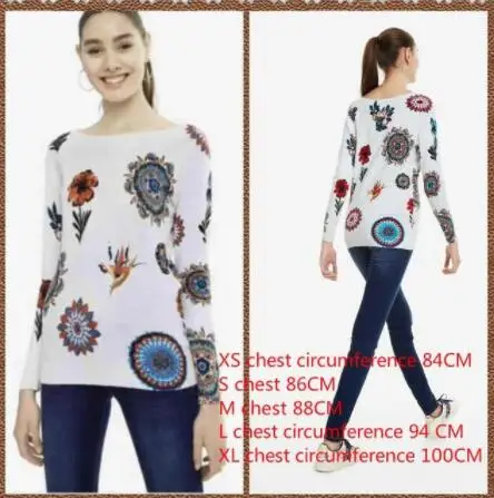 Золотой DesiguaL испанские вязаные свитера различных стилей с длинными рукавами и эластичным одним воротником S-XXL - Цвет: Золотой