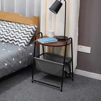 

Home Side Table Furniture Round Coffee Table for Living Room Small Bedside Table Design End Table Sofaside Minimalist Desk #C