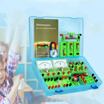 

Physics Experiment Kits Educational Physics Labs Electricity Circuit Magnetism Learning Aids for Junior High School 7-14 Years
