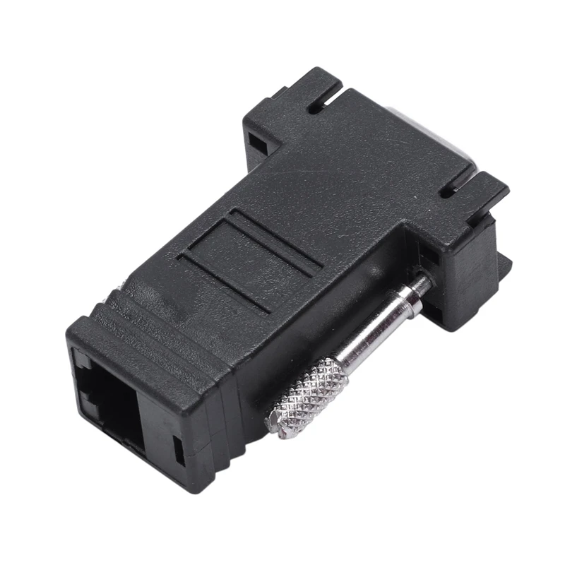 50 шт. Rj45 8P8C сетевой Lan Cat5E Cat6 модульный разъем Jack Clear и 1 шт. Vga удлинитель Мужской К Cat5 Cat6 Rj45 сетевой кабель адаптер