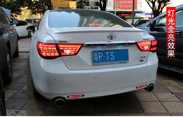 AKD автомобильный Стайлинг для Toyota Mark X задний светильник s 2010-2012 рейз светодиодный задний светильник DRL динамический сигнал тормоза заднего хода авто аксессуары