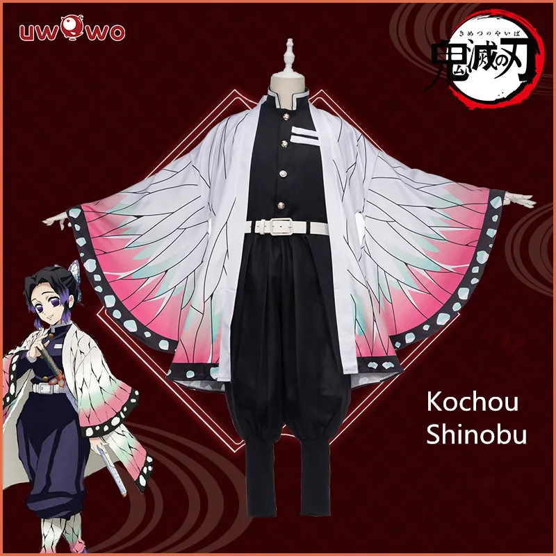 Uwowo аниме Kimetsu no Yaiba Demon Slayer Косплей Костюм Kamado Tanjirou Nezuko Agatsuma Zenitsu Tomioka Giyuu Muzan Косплей