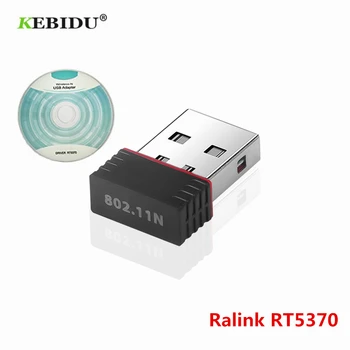 

KEBIDU Ralink RT5370 150Mbps USB 2.0 WiFi Adapter Wireless Network Networking Card 802.11 b/g/n 2.4GHz LAN Adapter High Quality