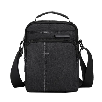 

Waterproof Men Shoulder Bag Crossbody Sling Bag Multi Pockets Big Capacity Men Bag for Daily Use Travel School