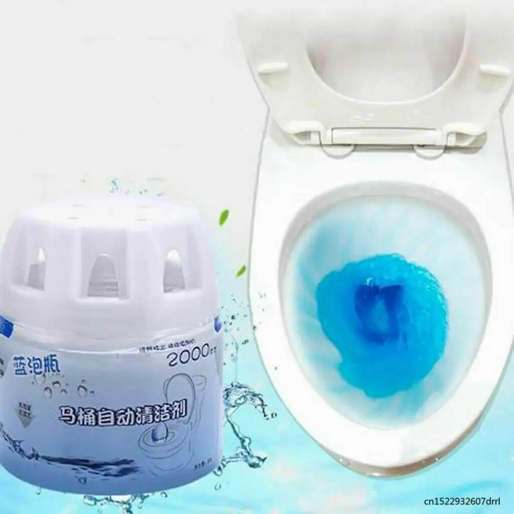 Вспенивающие очистители Autoile автоматический очиститель для туалета Magic Flush Bottled Helper Blue Bubble Amazing