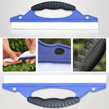 

Accessories Vehicle Soap Cleaner Scraper Windshield Squeegee Cleaning Window Water Wiper D Shape Car Washing Tool Silicone
