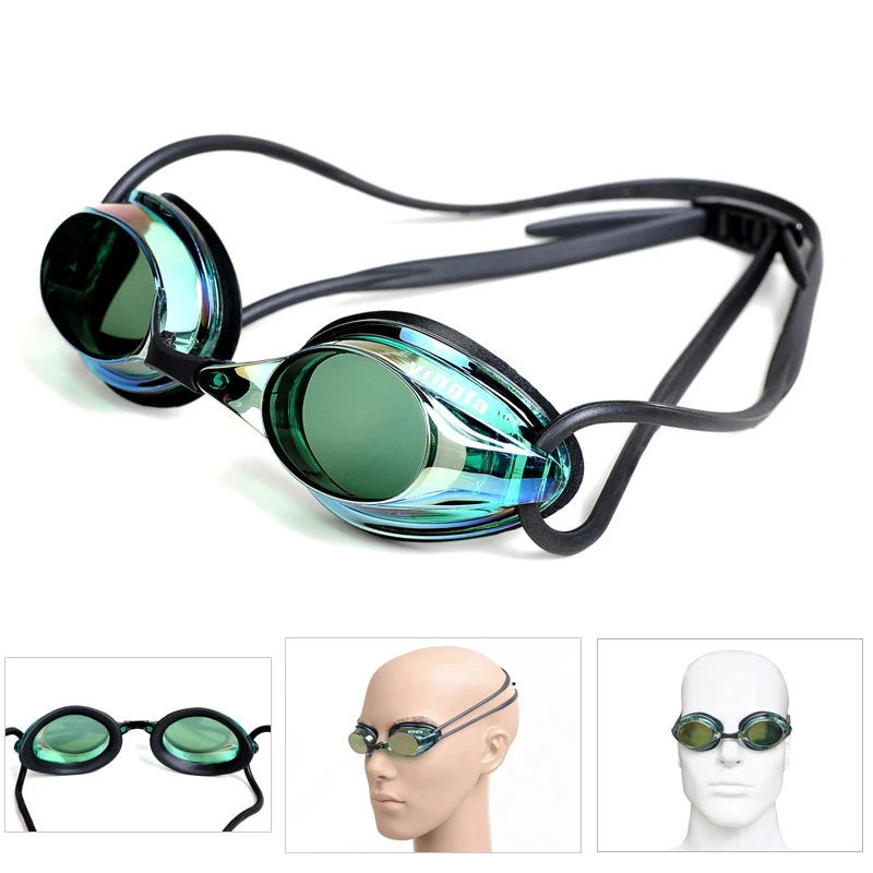Professional Plating Anti-fog Swimming Glasses Competition Swimming Goggles Waterproof UV Protection Swim Glasses for Men Women