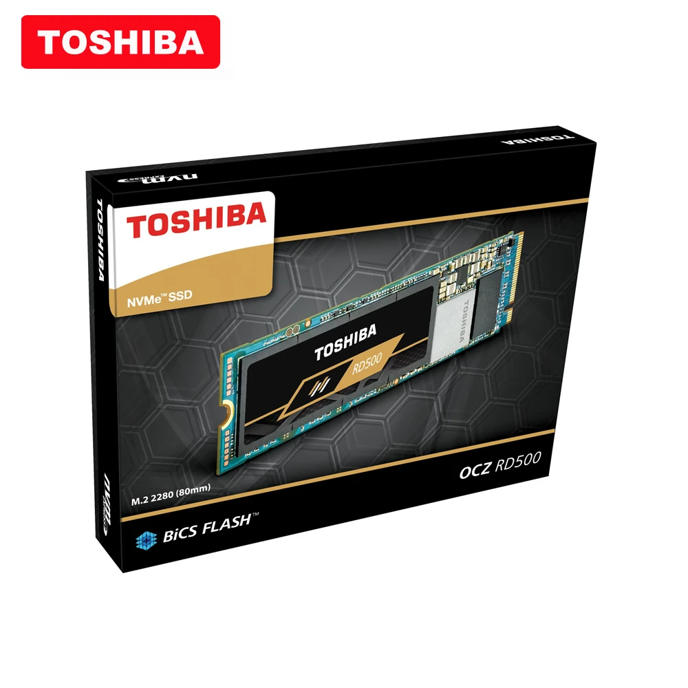100% оригинальный Toshiba 3D NAND RD500 SSD 500 Гб ТБ M2 2280 NvMe pcie gen3x4 портативный компьютер