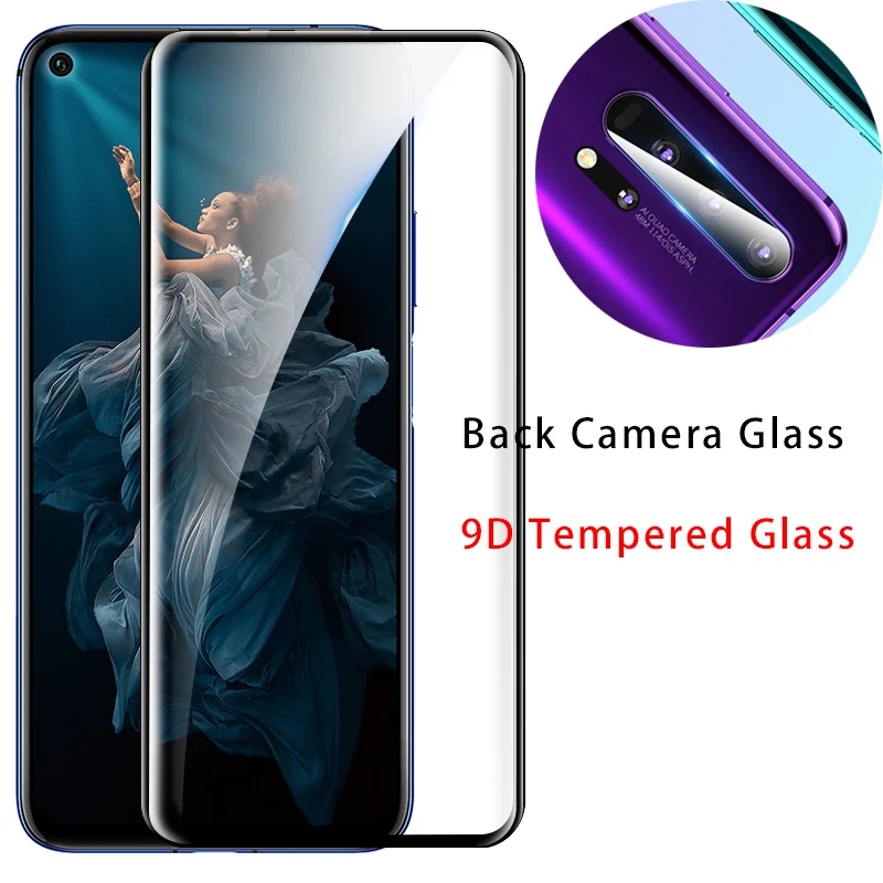 Защитное стекло 9D для экрана телефона Honor 8X Max закаленное камеры 8C 7C Huawei 9X