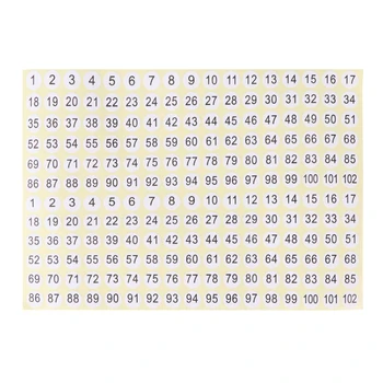 

3060 Pcs Number Stickers Durable Prime Sturdy Premium Number Stickers for Office