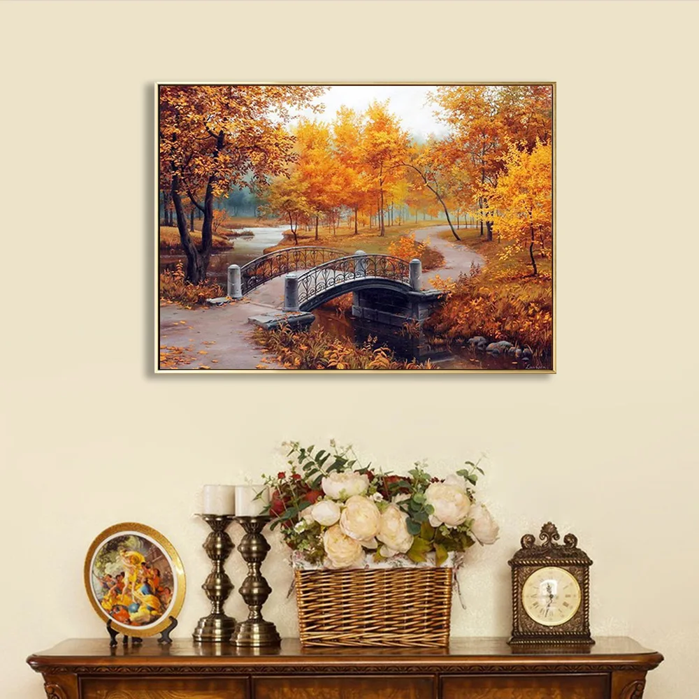 Алмазная живопись kad5d полное сверление пейзаж Новое поступление алмазная