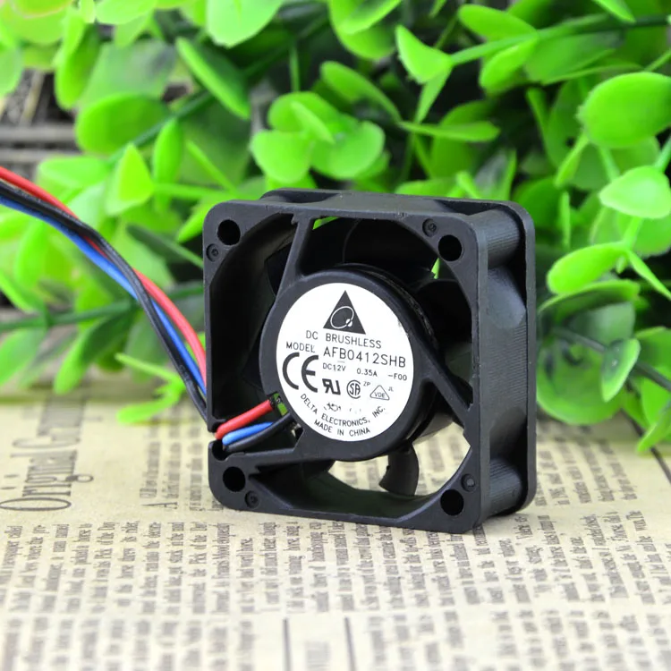 

NANILUO For AFB0412SHB 4015 4CM 40mm 12V 0.35A silent mini micro quiet computer cpu server axial cooling fans tachometer
