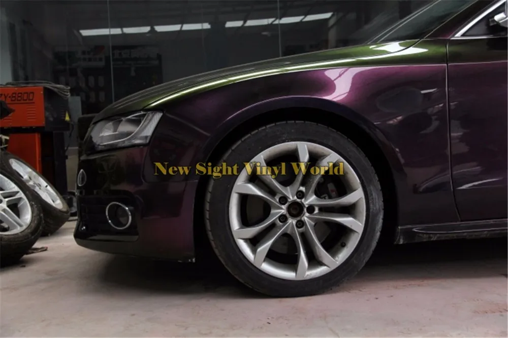 Purple-Green-Pearl Chameleon-Vinyl-Wrap (14)