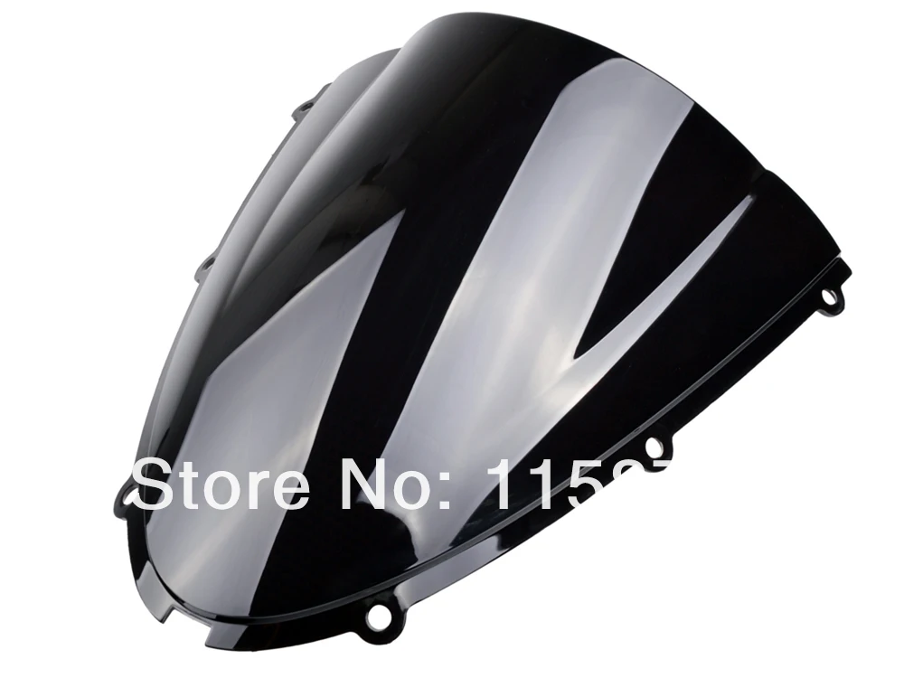 Черный лобовое стекло для чехол для Kawasaki ZX6R 636 2005 2006 2007 2008